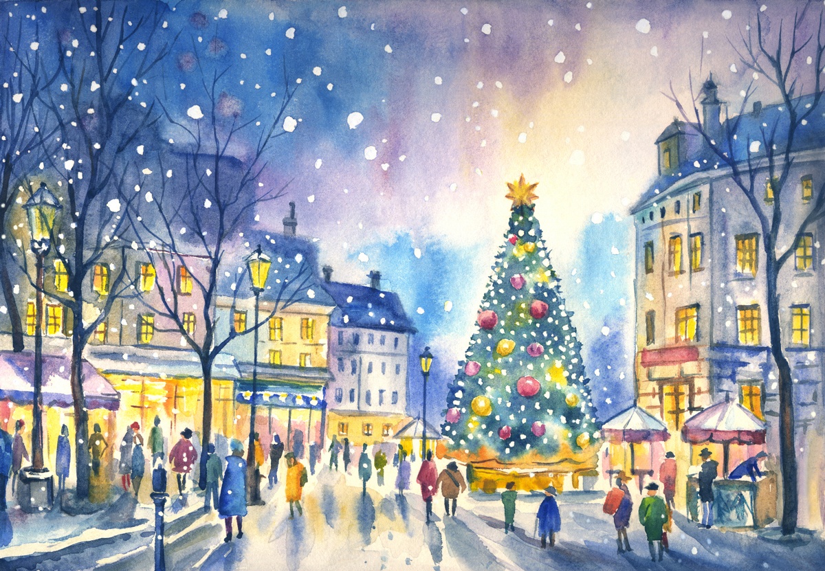 Happy Holidays, Merry Christmas, Christmas Card, December, Winter Break